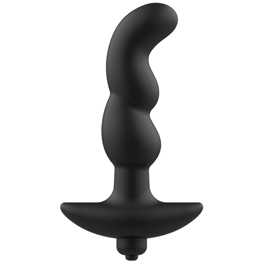 ADDICTED TOYS MODEL 2 – Vibrating Anal Massager (Black) for Deep & Rumbly Backdoor Bliss