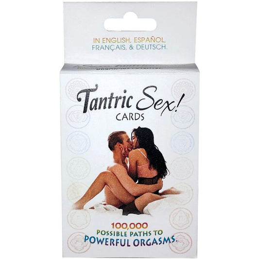 Complete Tantric Sex Cards set with colorful cards and instructions – erotic game for couples