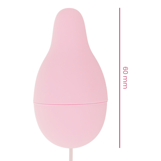 Pink vulva trainer with 5g, 10g, 20g and 30g weighted balls – Juguito