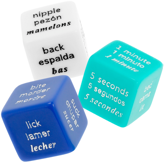 Sexy dice game in a sheer Waterfeel pouch – the foreplay starts with a roll!