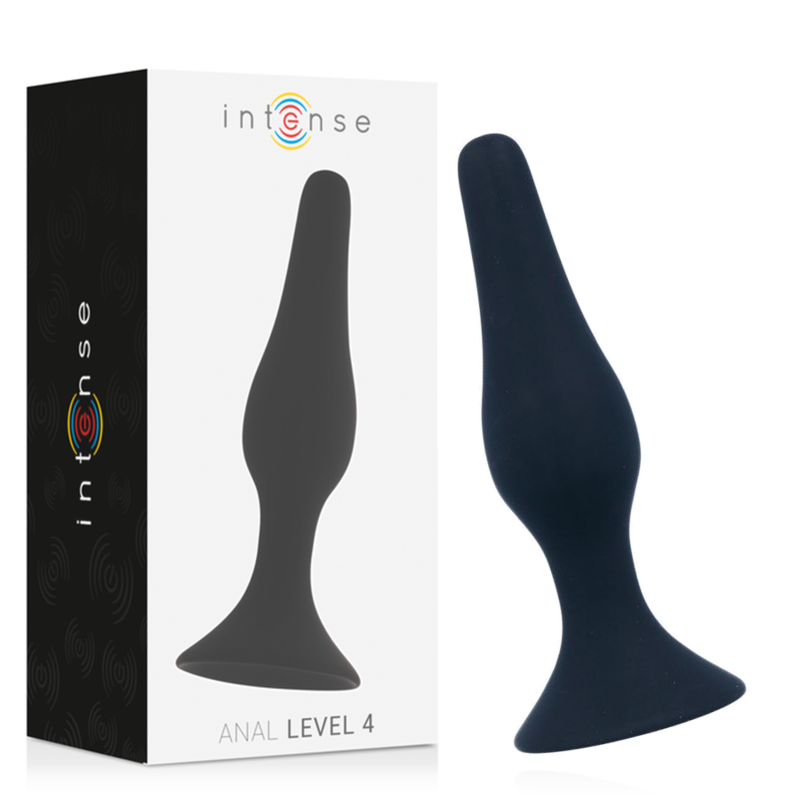 INTENSE ANAL LEVEL 4 – 15.5 cm Black Plug for Advanced Backdoor Play