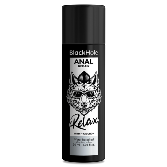 BLACK HOLE – Anal Repair Water-Based Lubricant with Hyaluron 30 ml | Soothe, Glide & Relax