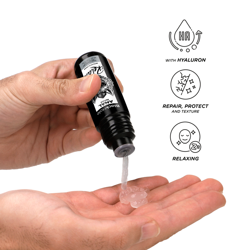 BLACK HOLE – Anal Repair Water-Based Lubricant with Hyaluron 30 ml | Soothe, Glide & Relax