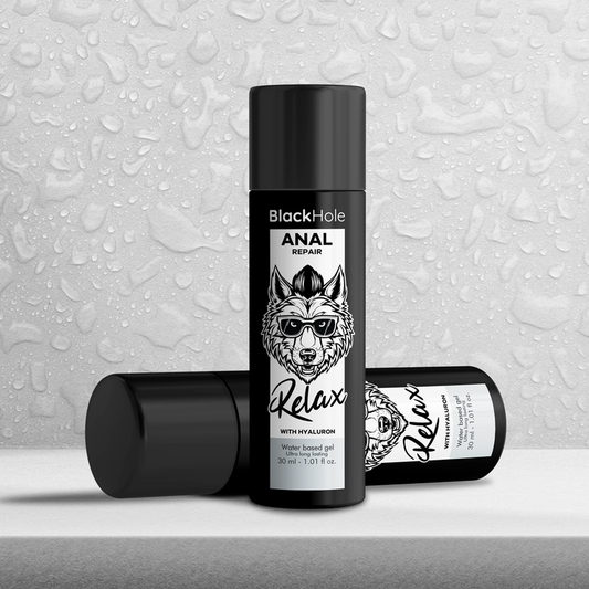 BLACK HOLE – Anal Repair Water-Based Lubricant with Hyaluron 30 ml | Soothe, Glide & Relax
