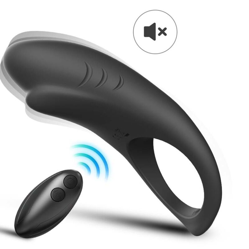 ARMONY SHARK – Vibrating Couples Ring with Remote Control