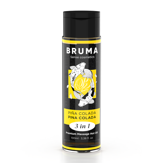 BRUMA – 3-in-1 Warming Massage Oil with Piña Colada Flavor 100 ml