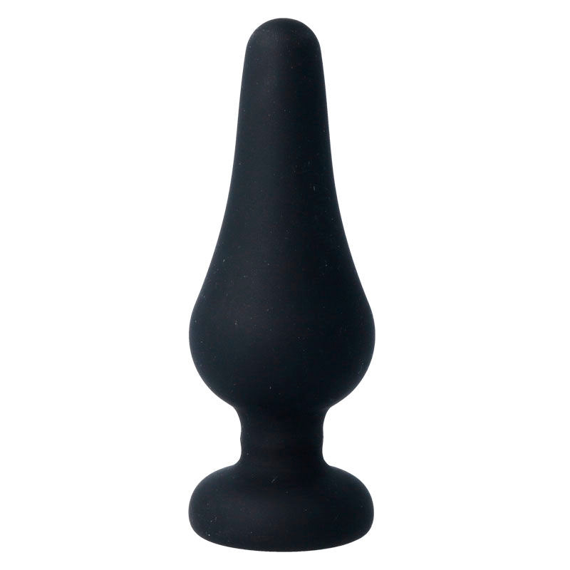 INTENSE PIPO L – 13 cm Silicone Anal Plug (Black) for Deep & Satisfying Play