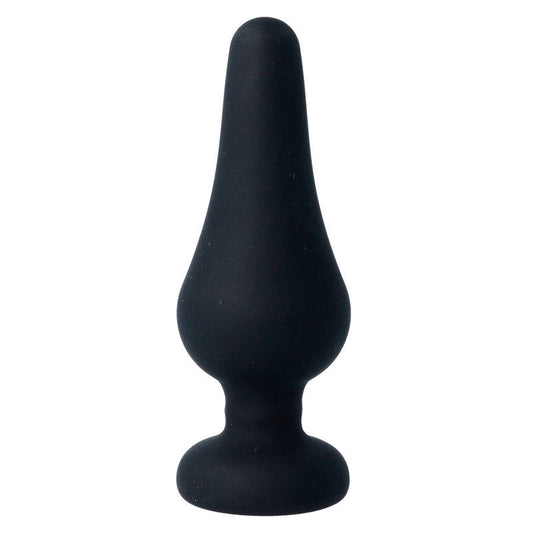 INTENSE PIPO L – 13 cm Silicone Anal Plug (Black) for Deep & Satisfying Play