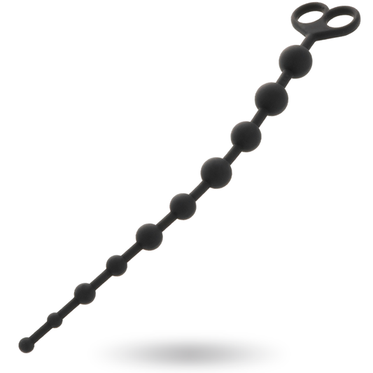 INTENSE JAIDEN – Black Anal Beads for Tantalizing Backdoor Tease & Release