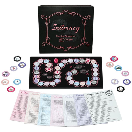 Full Intimacy game set with board, cards and tokens – let the naughty fun begin!