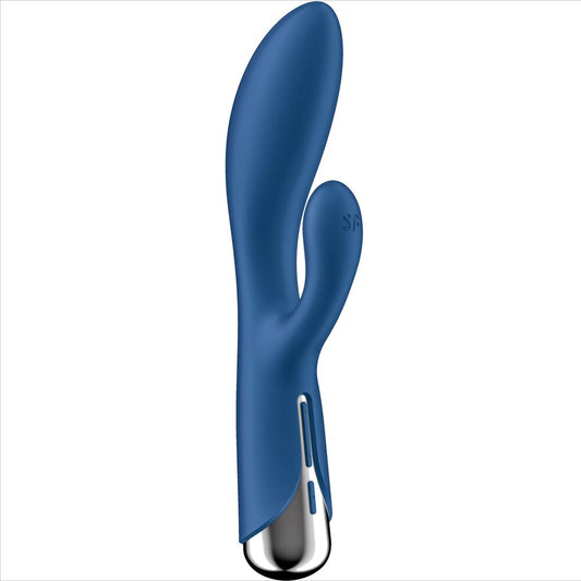 Satisfyer Spinning Rabbit 1 showing 2-in-1 vibration and rotation feature – Juguito