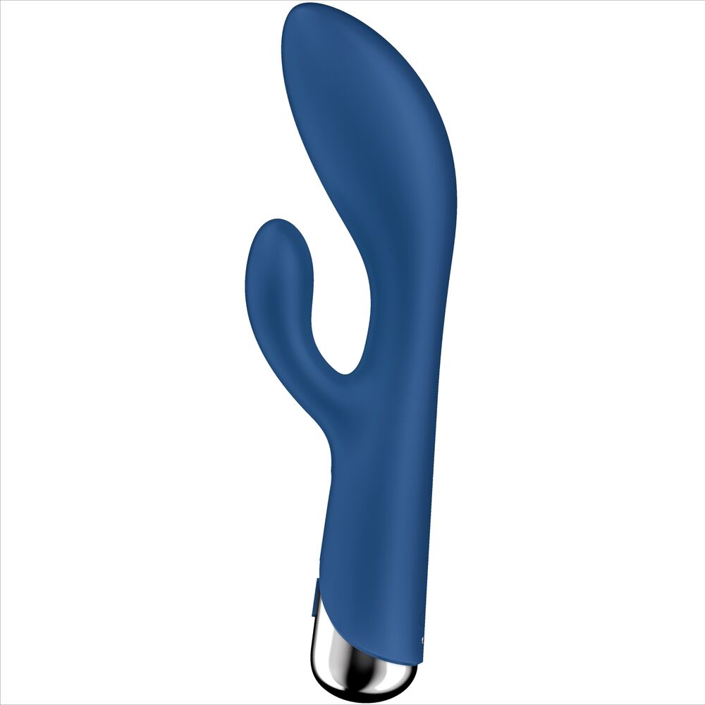 Dynamic view of Satisfyer Spinning Rabbit 1 rotating shaft in motion – Juguito