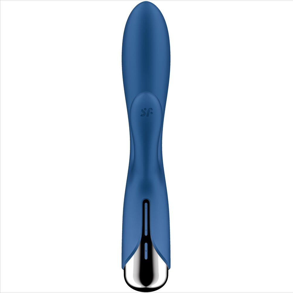Close side view of Satisfyer Spinning Rabbit 1 – dual motor design – Juguito
