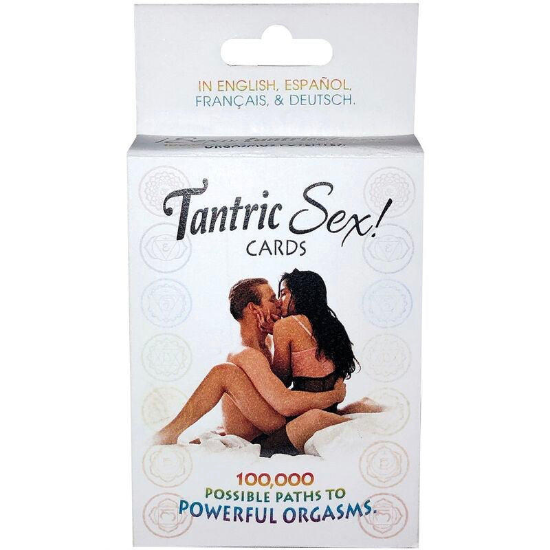 Complete Tantric Sex Cards set with colorful cards and instructions – erotic game for couples