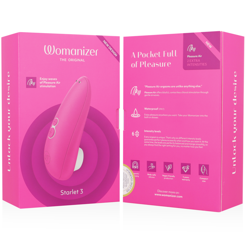 WOMANIZER Starlet 3 held in hand – compact ergonomic design – Juguito